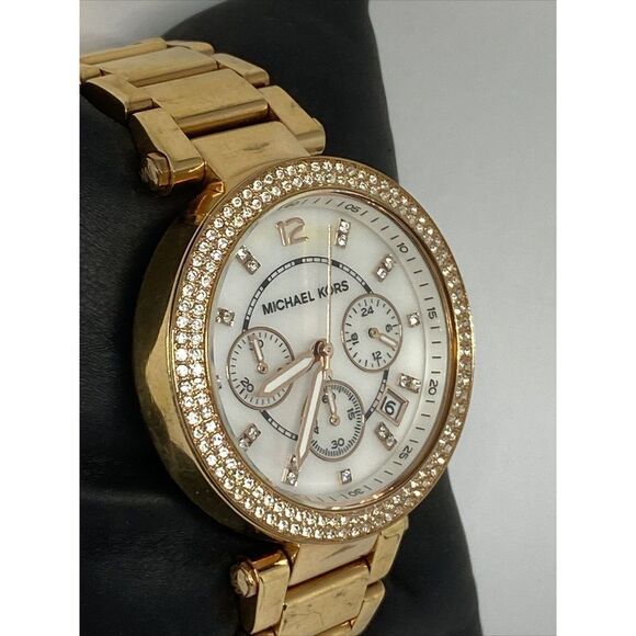 Michael Kors Parker MK5491 Womens Stainless Steel Analog Dial Quartz Watch WO351 - Picture 5 of 12